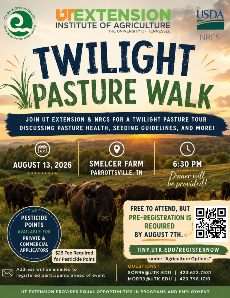 Twilight Pasture Walk info flyer
